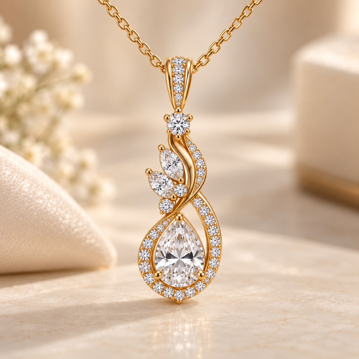 Eternal Grace Diamond Pendant