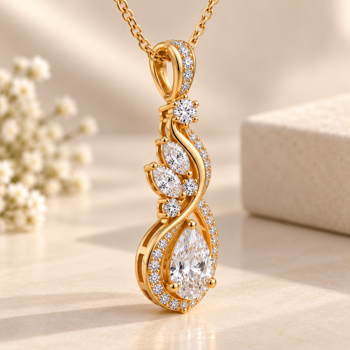 Eternal Grace Diamond Pendant