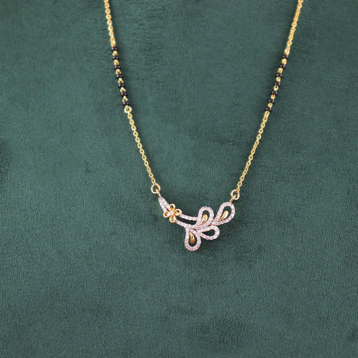Butterfly Grace Diamond Mangalsutra