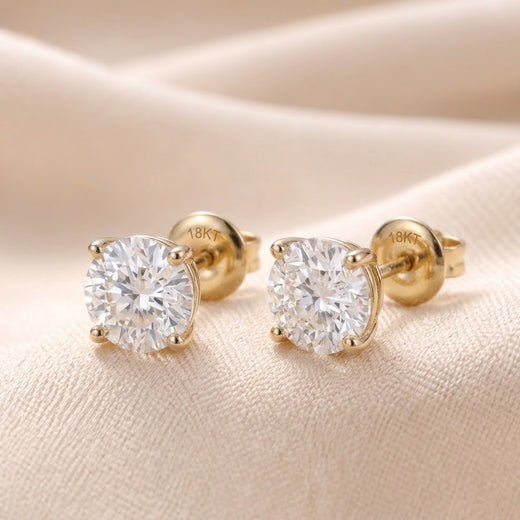 Solitaire Earrings
