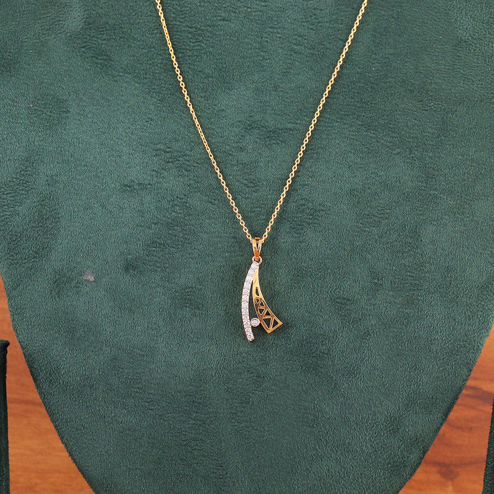 Filigree Marquise Diamond Pendant