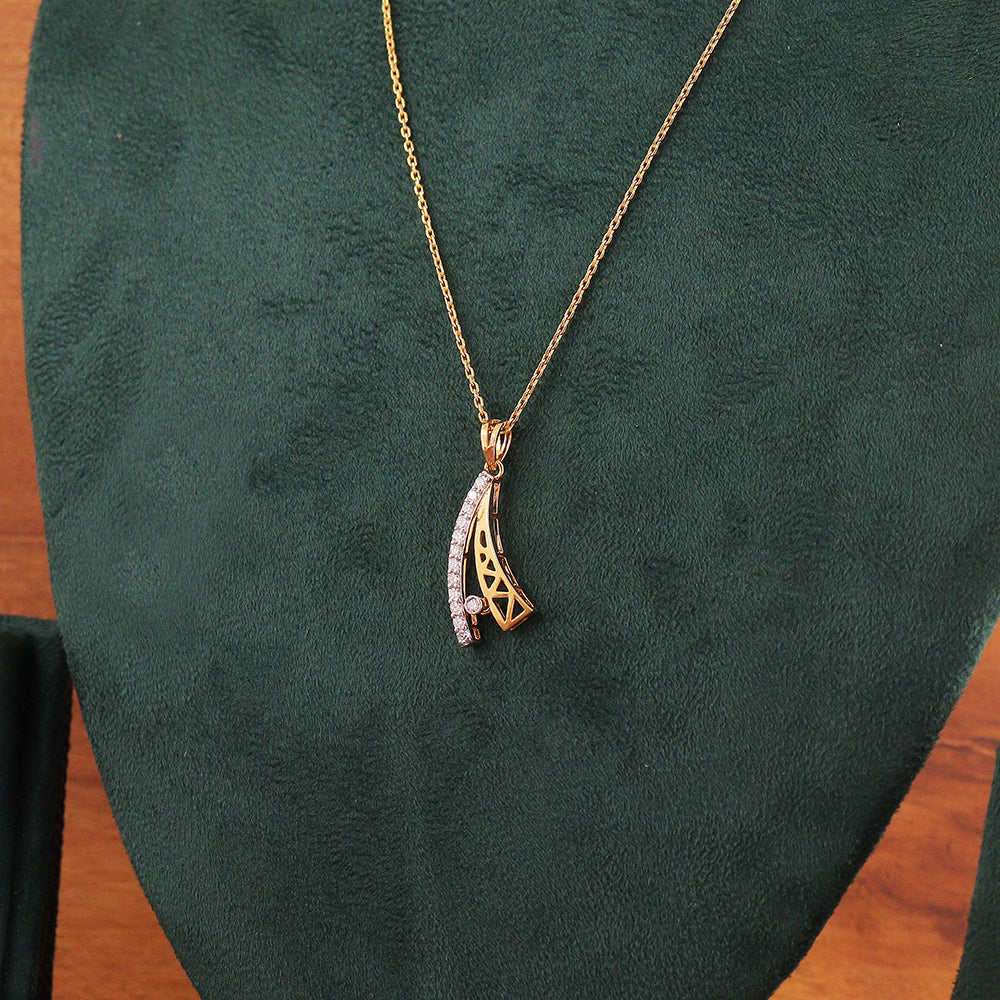 Filigree Marquise Diamond Pendant