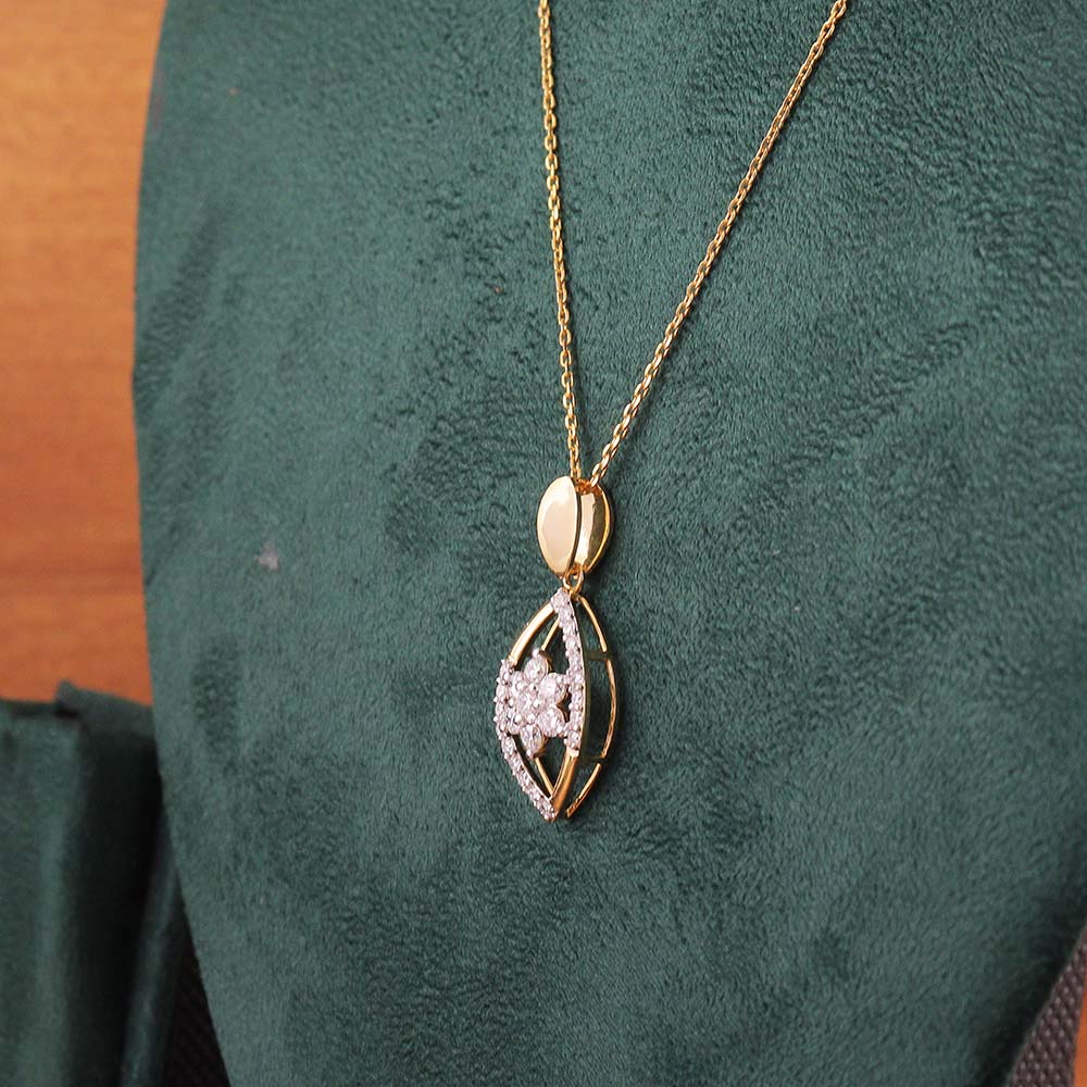Marquise Blossom Diamond Pendant