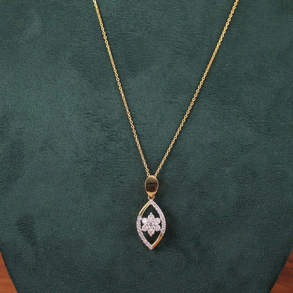 Marquise Blossom Diamond Pendant