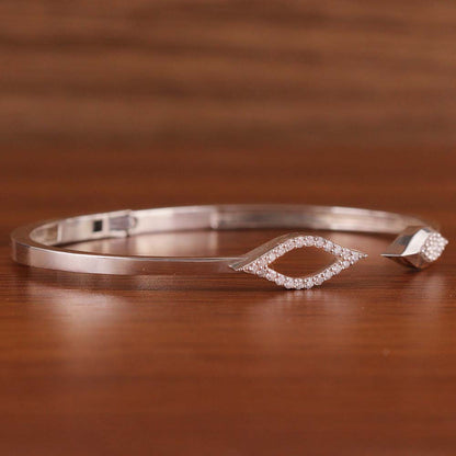 Marquise Petal Diamond Bangle