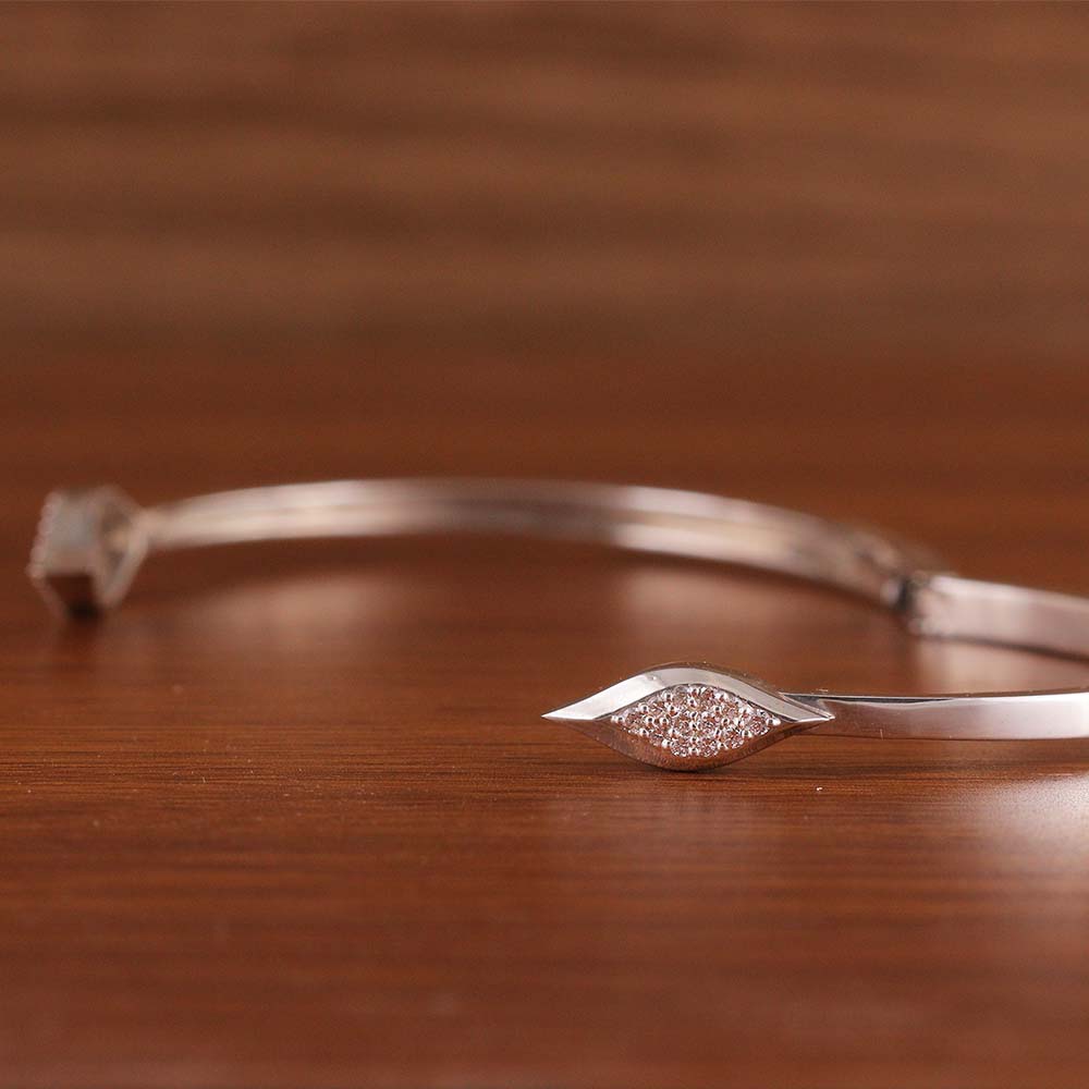 Marquise Petal Diamond Bangle