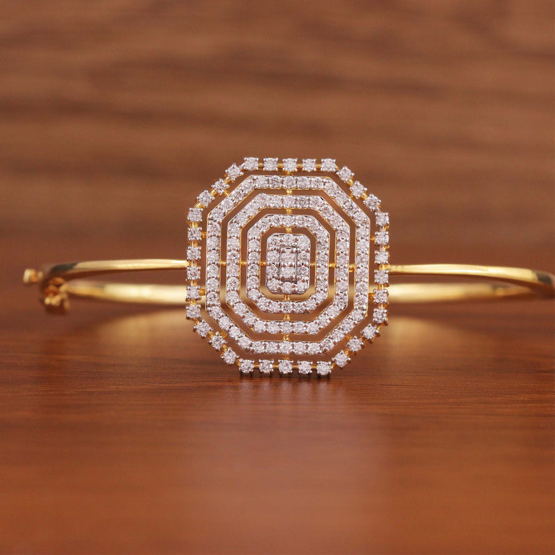 Octagon Radiance Diamond Bangle