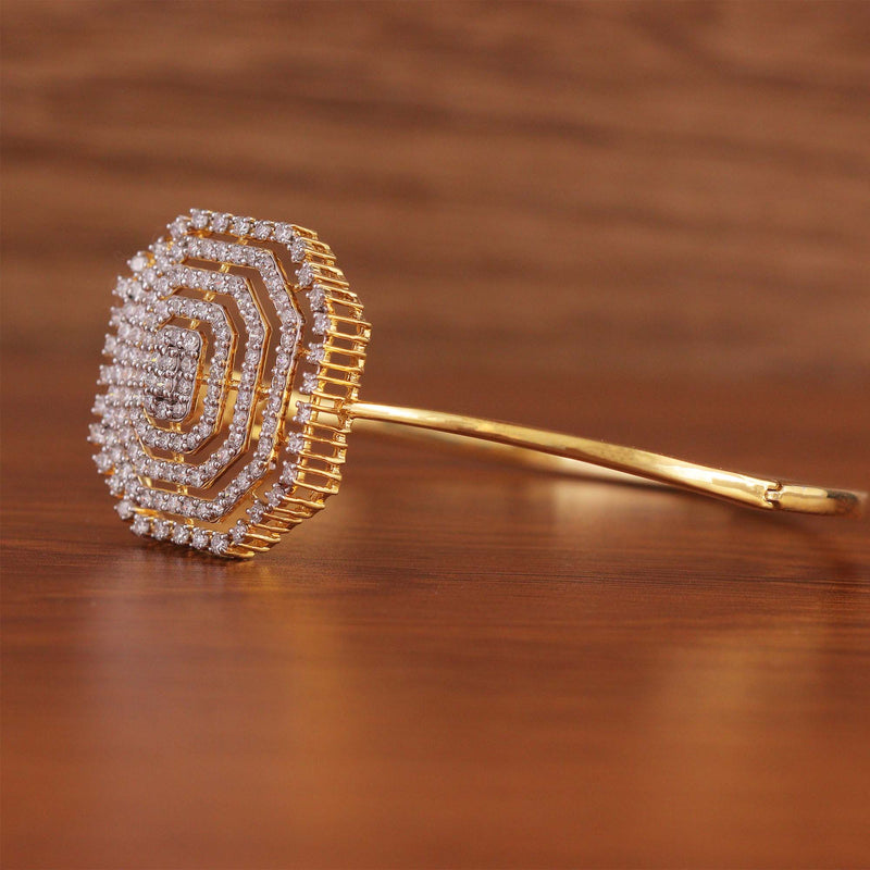 Octagon Radiance Diamond Bangle