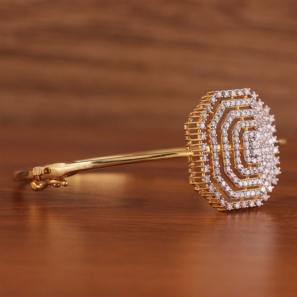 Octagon Radiance Diamond Bangle