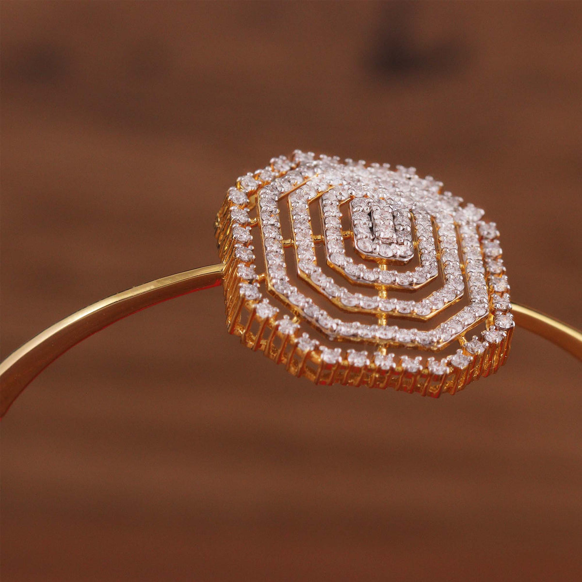 Octagon Radiance Diamond Bangle