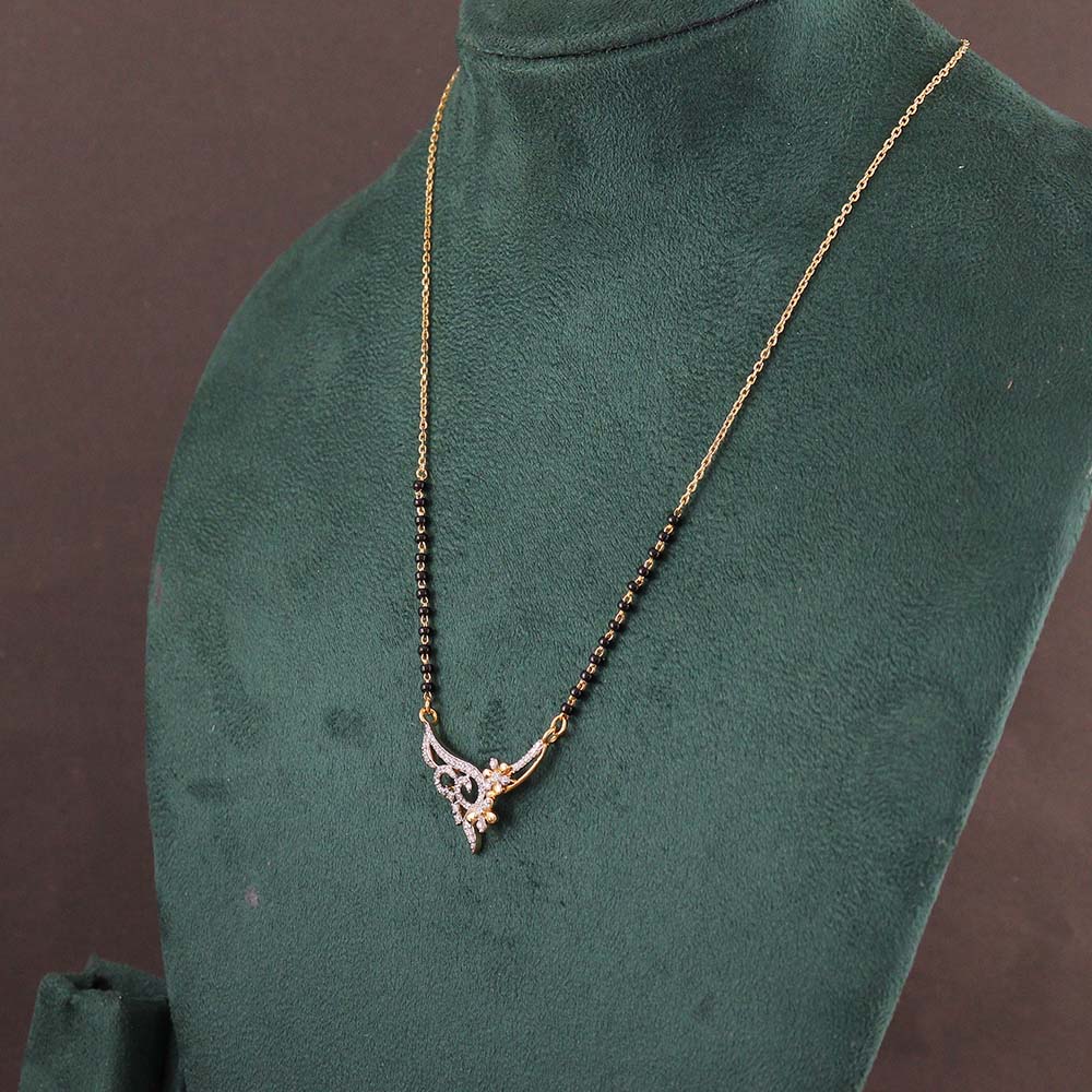 Paisley Vine Diamond Mangalsutra