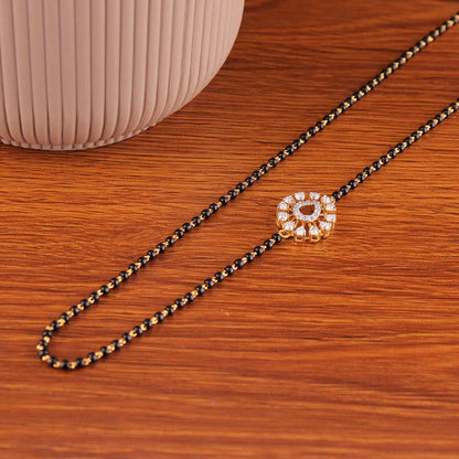 Petite Bloom Diamond Mangalsutra