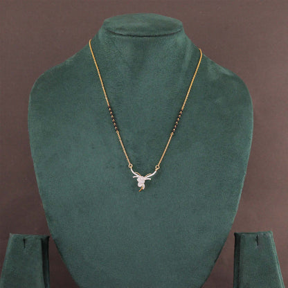 Petite Wing Diamond Mangalsutra