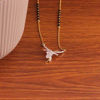 Petite Wing Diamond Mangalsutra