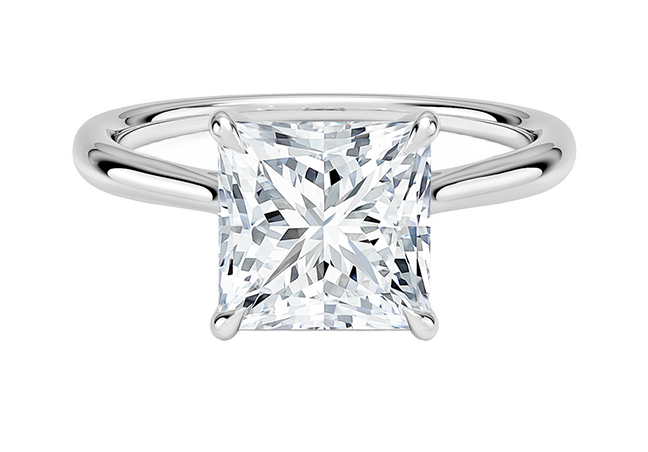 Princess cut diamond ring