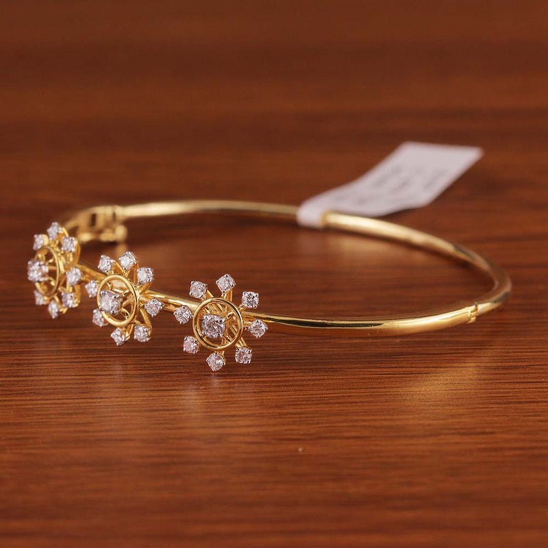 Starlit Bloom Diamond Bangle