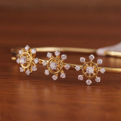 Starlit Bloom Diamond Bangle