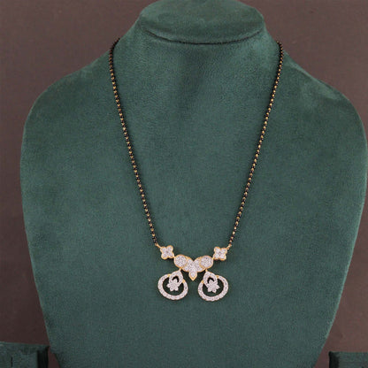 Twin Halo Diamond Mangalsutra