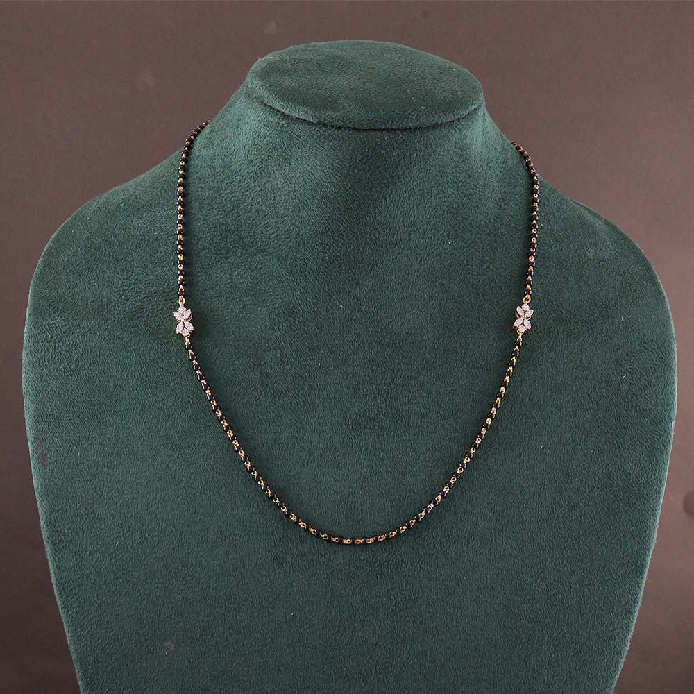 Twin Star Diamond Mangalsutra