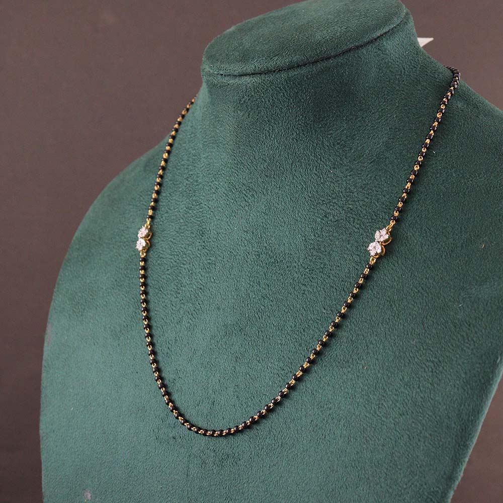 Twin Star Diamond Mangalsutra