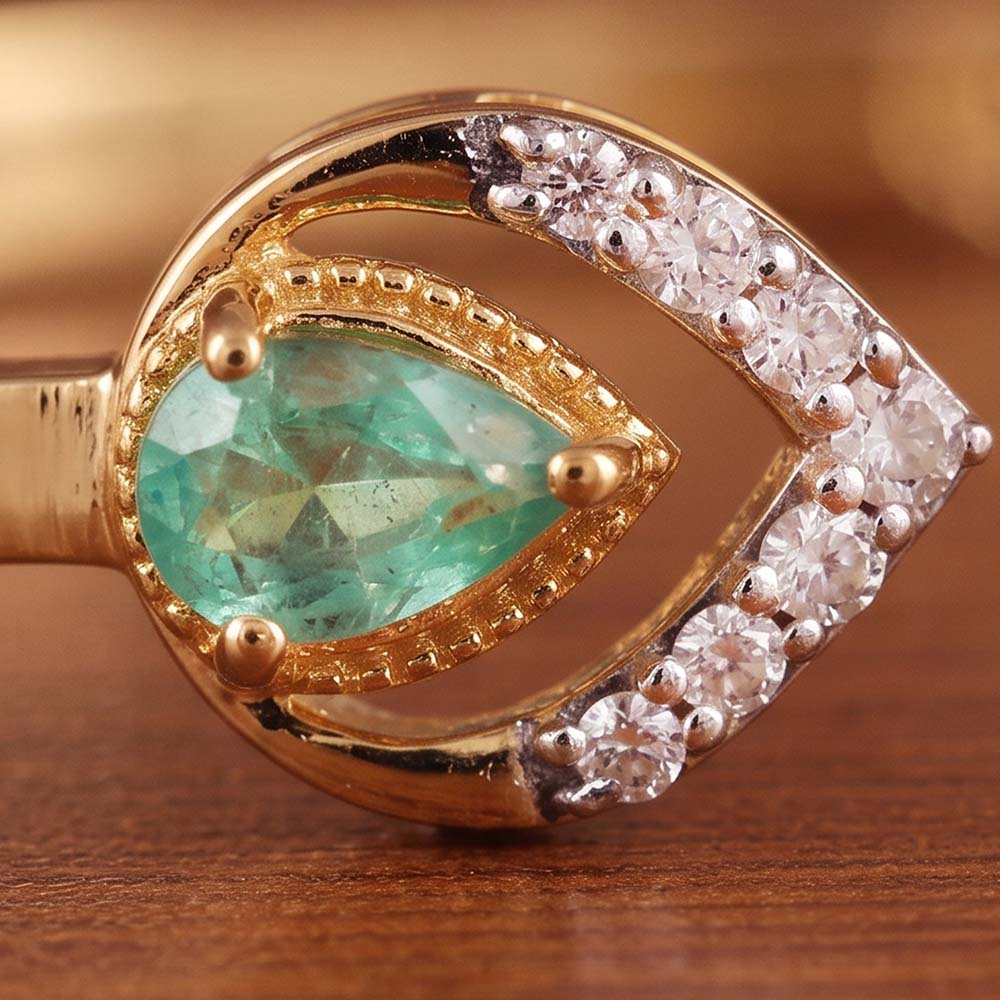 Verdant Leaf Diamond Bangle